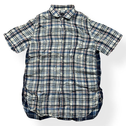 Comme Des Garcons Homme Plaid Short Sleeve Shirt XS