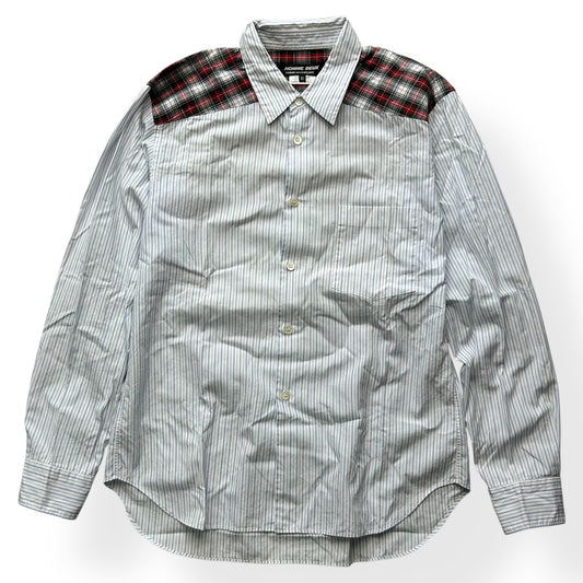 Comme des Garcons Homme Deux Striped Long Sleeve Shirt XS