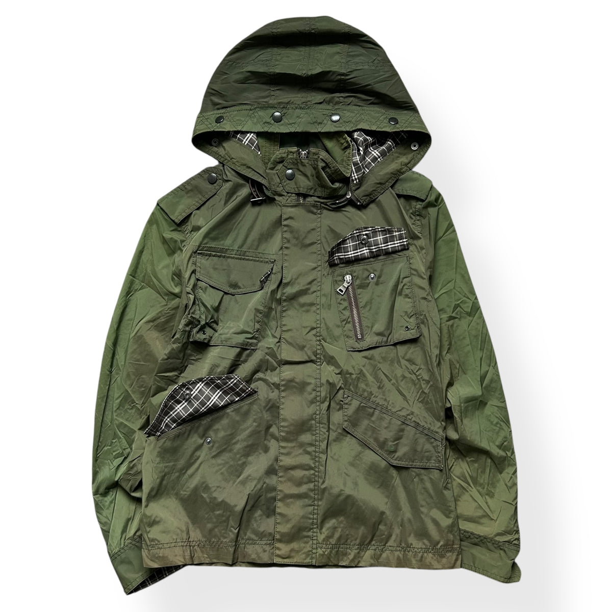 Vintage Burberry Black Label Utility Windbreaker Jacket S