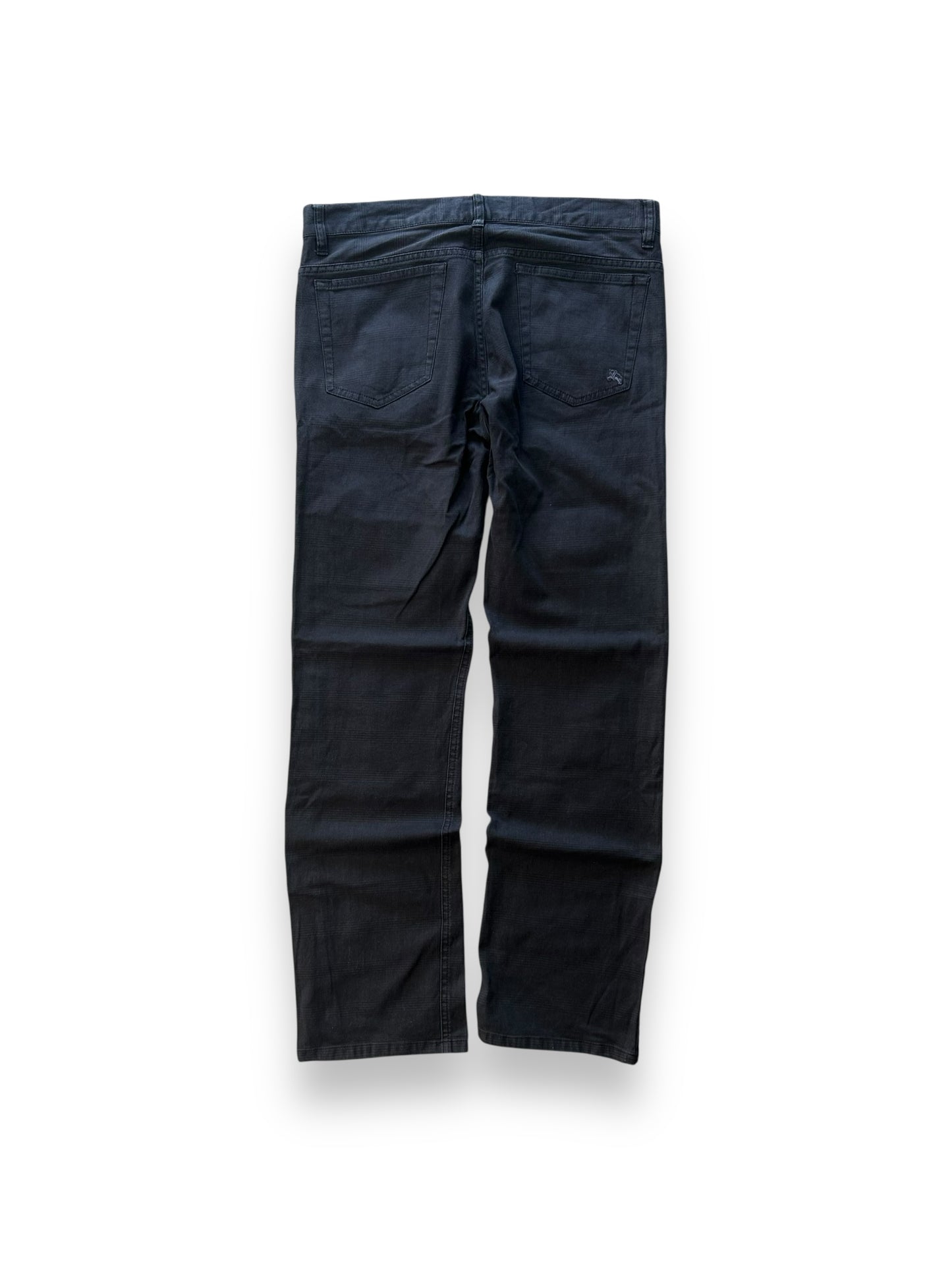 Vintage Burberry Black Label Shadow Check Jeans W30 L28
