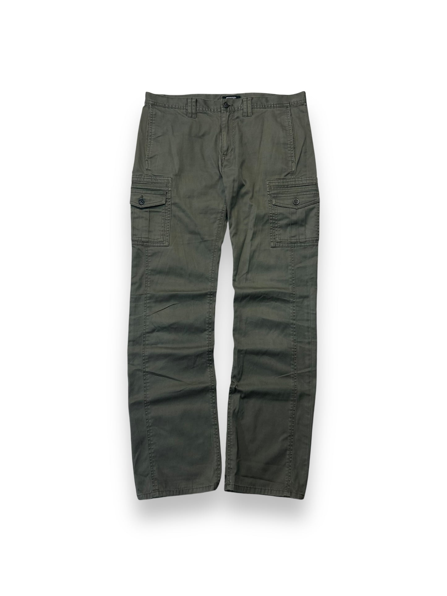 Vintage Burberry Black Label Multi Pocket Cargo Trousers W34 L32