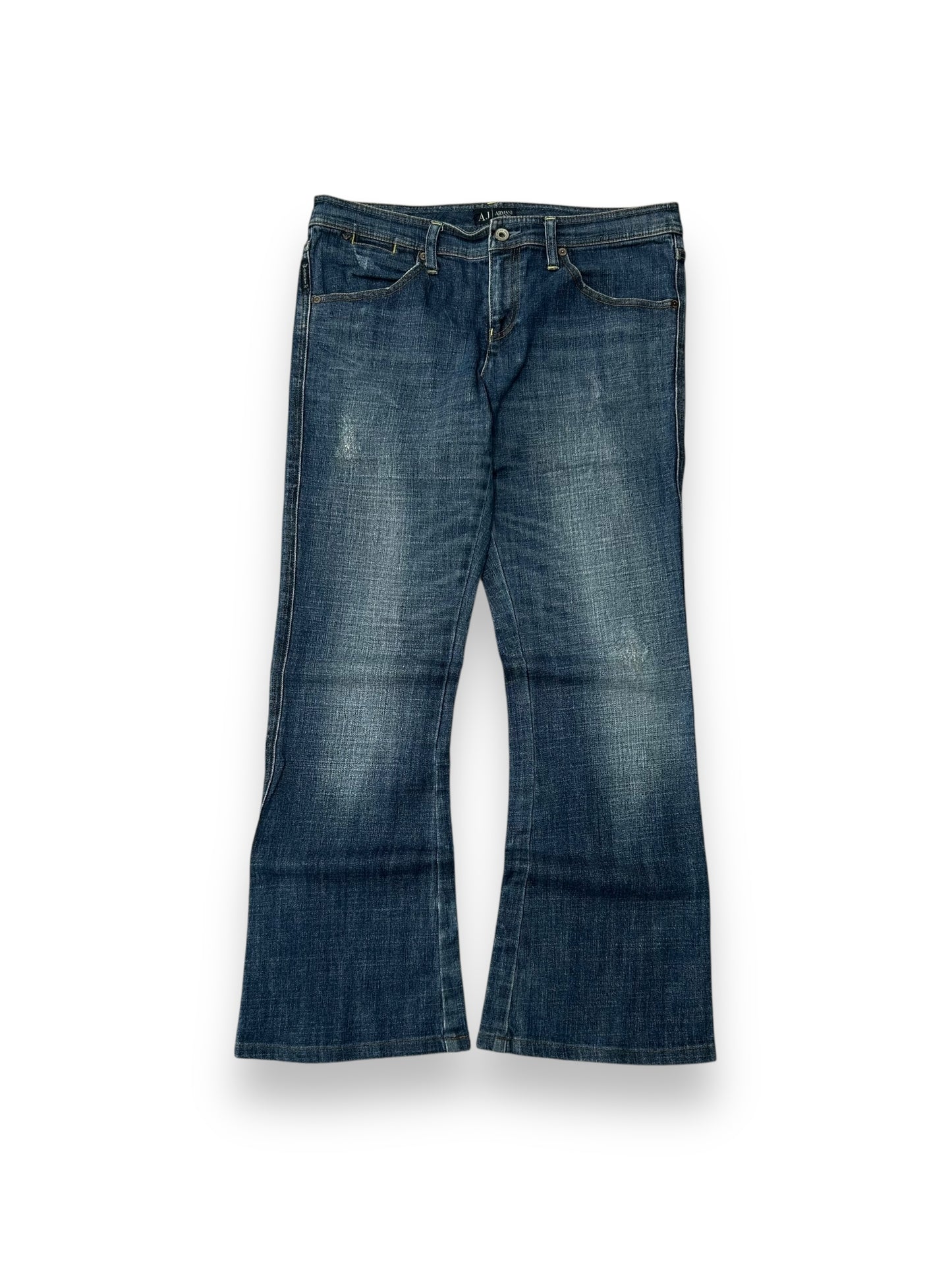 Vintage Armani Jeans Bootcut Flared Jeans W30 L30