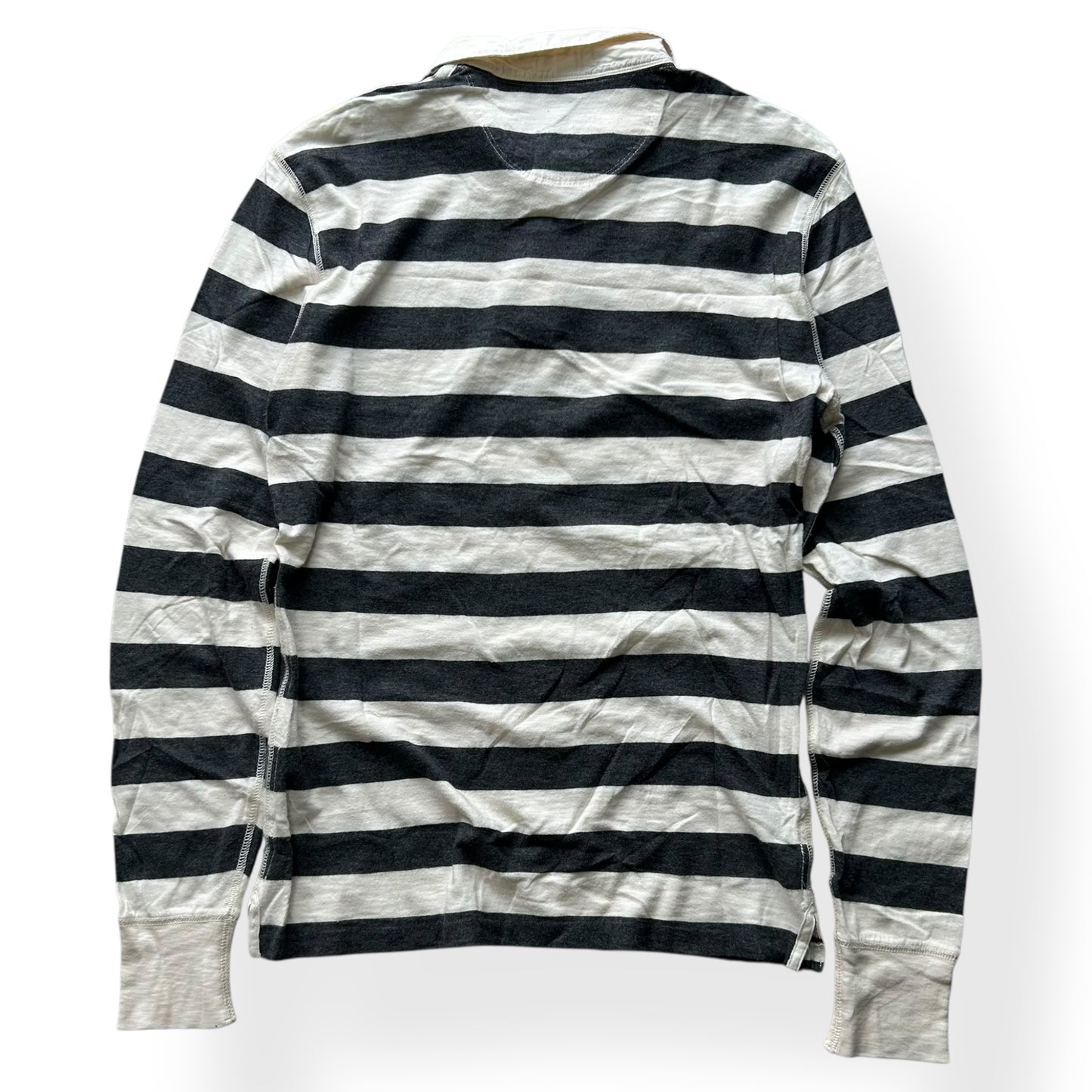 Burberry Brit Long Sleeve Striped Polo Shirt M