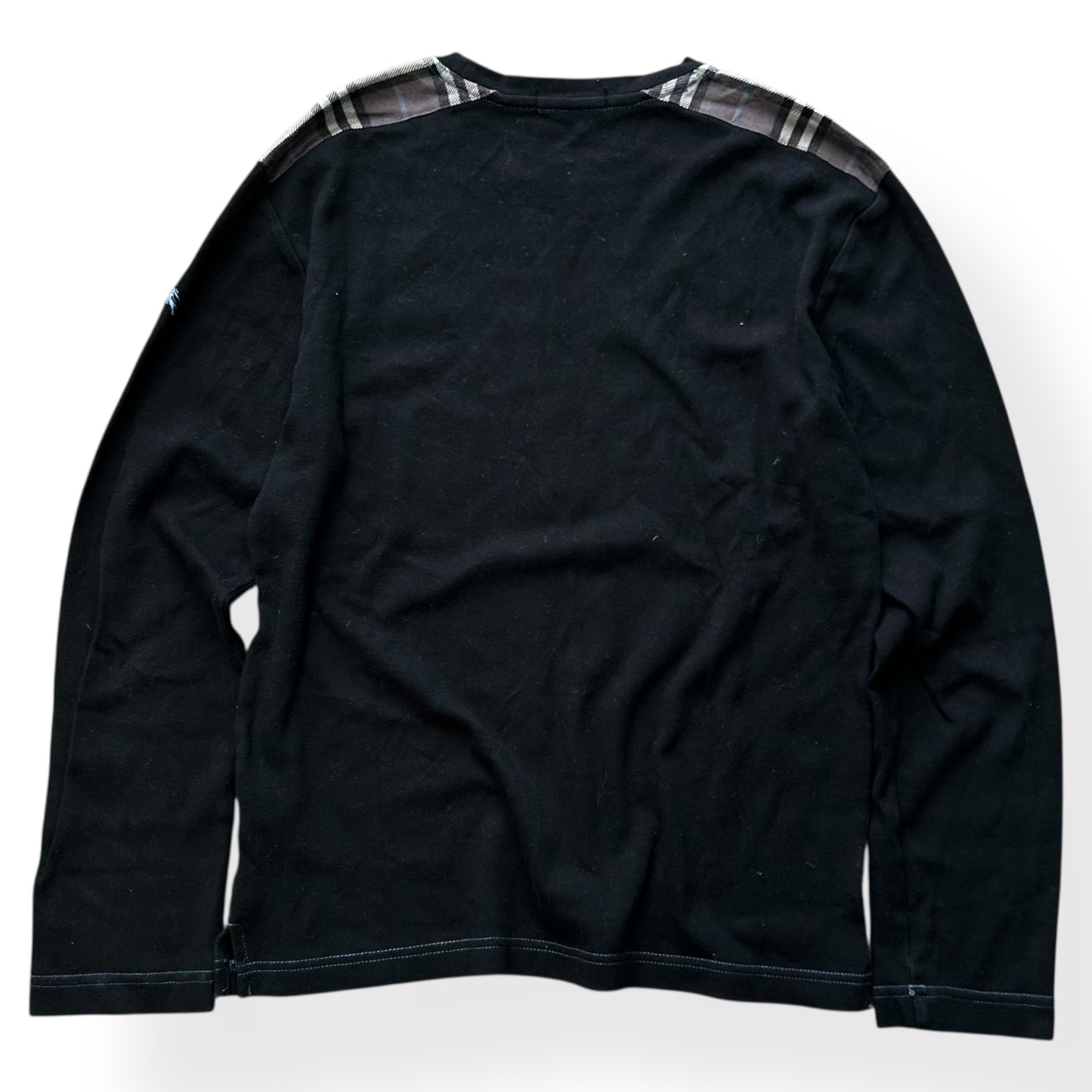 Burberry Black Label Nova Check Long Sleeve T Shirt S