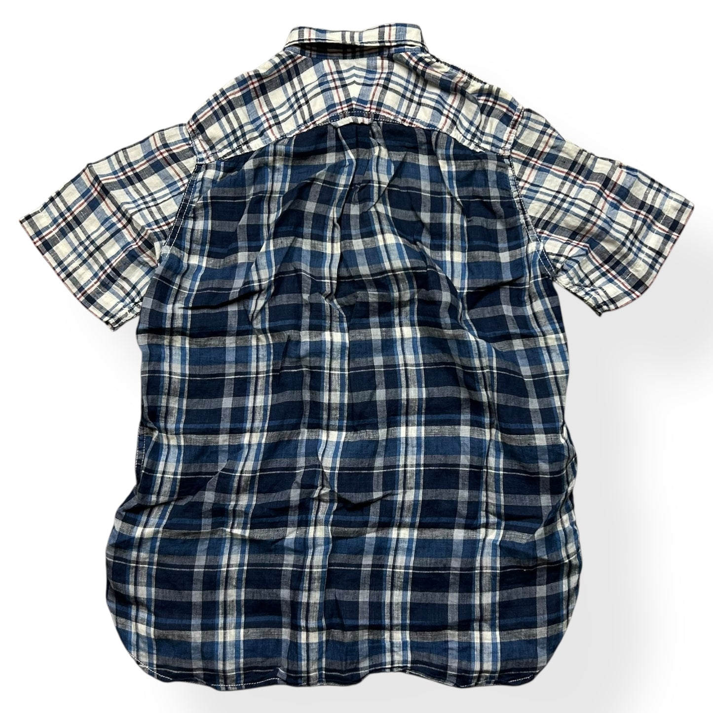 Comme Des Garcons Homme Plaid Short Sleeve Shirt XS