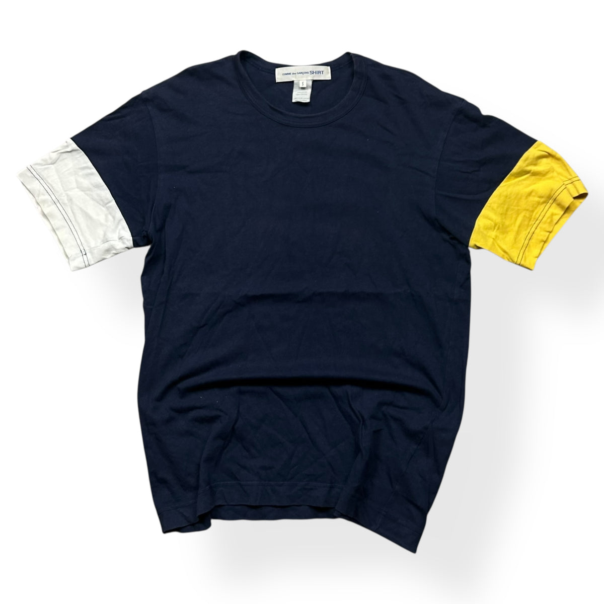 Comme Des Garcons SHIRT Two Tone T-Shirt S