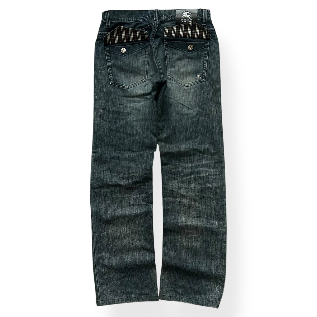 Vintage Burberry Black Label Relaxed Straight Jeans W28 L30