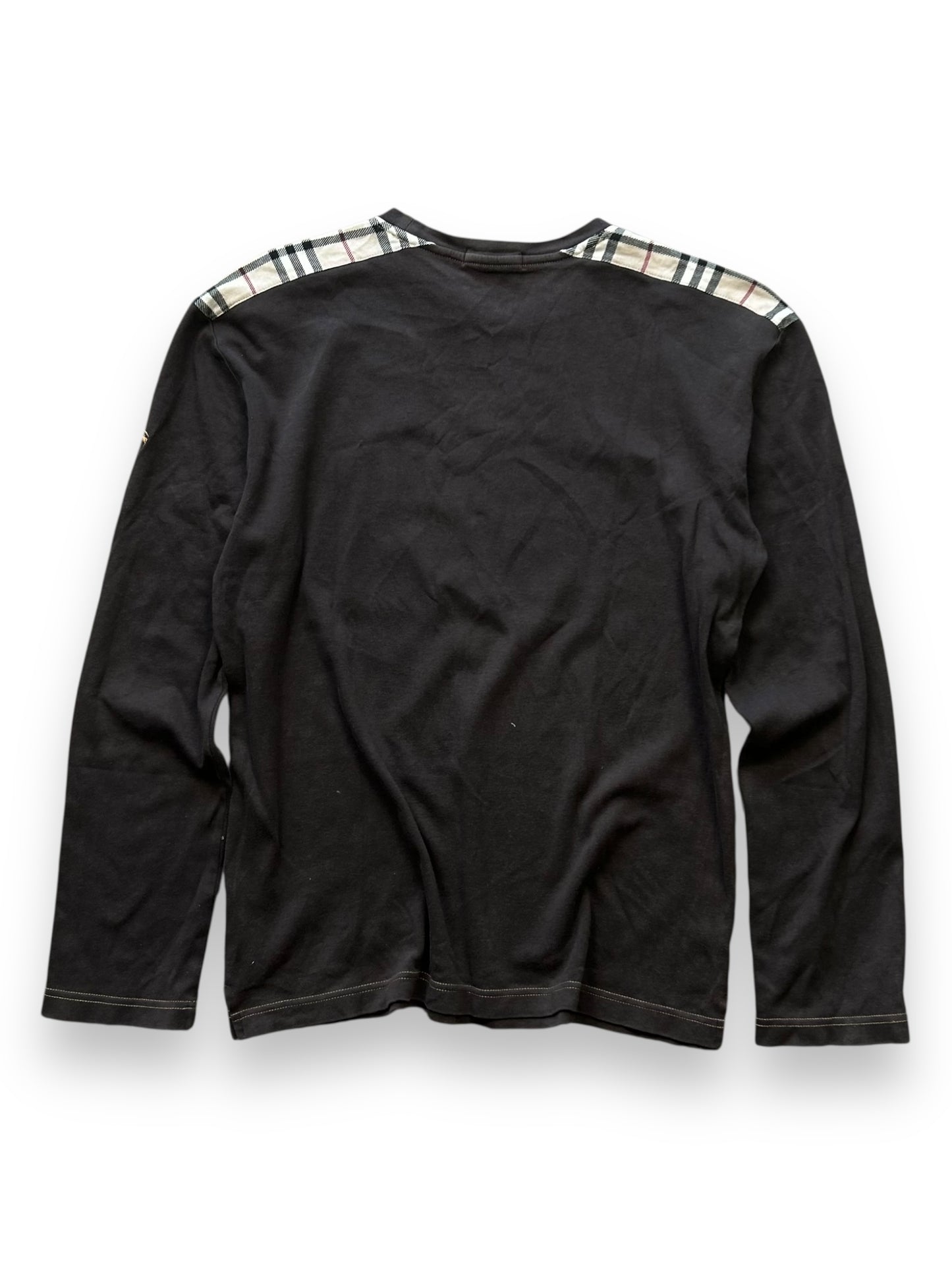 Burberry Black Label Nova Check Long Sleeve T Shirt M