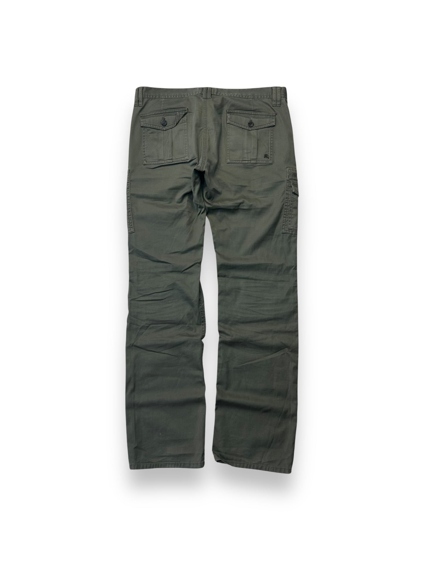Vintage Burberry Black Label Multi Pocket Cargo Trousers W34 L32