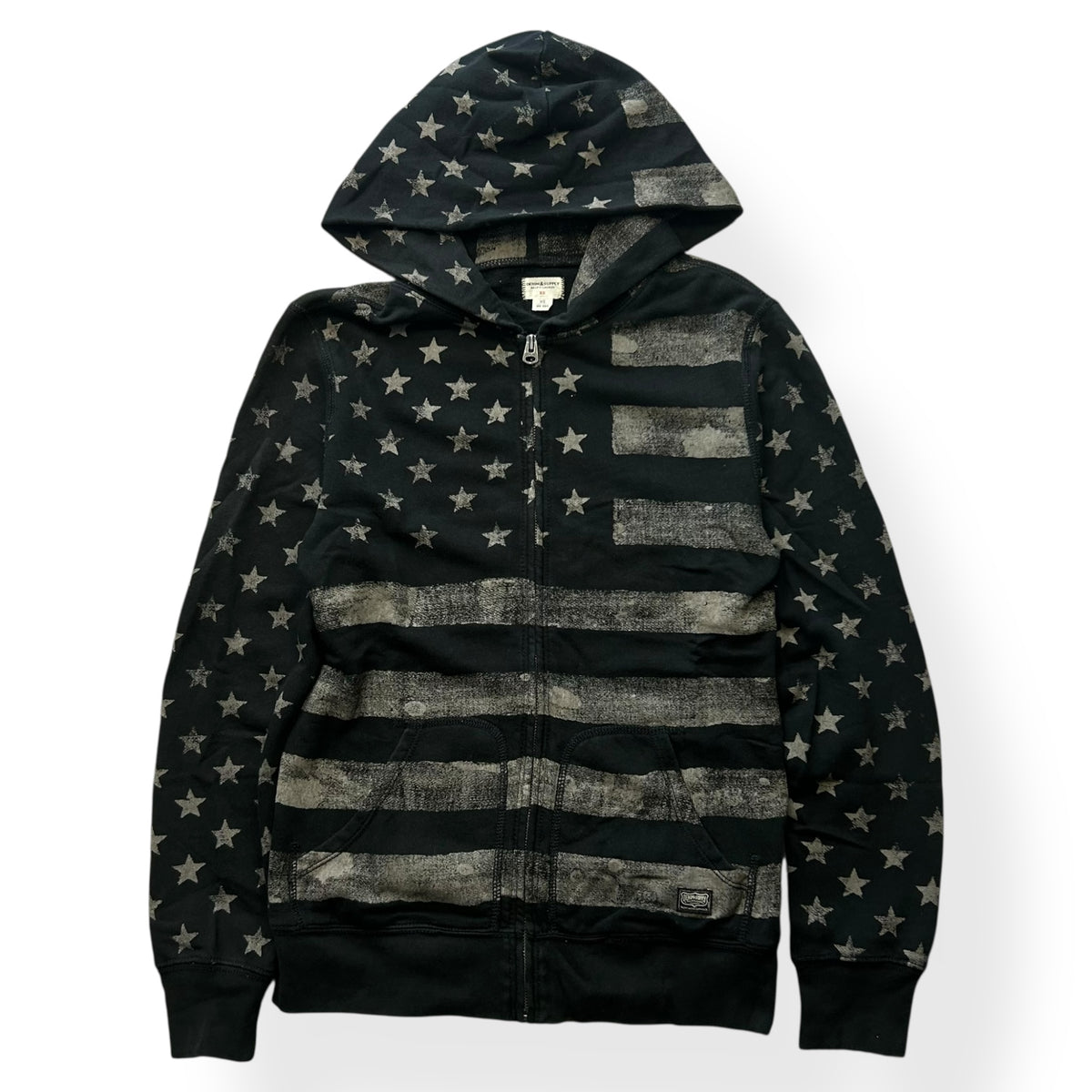 Ralph Lauren Denim and Supply USA Zip Up Hoodie XS