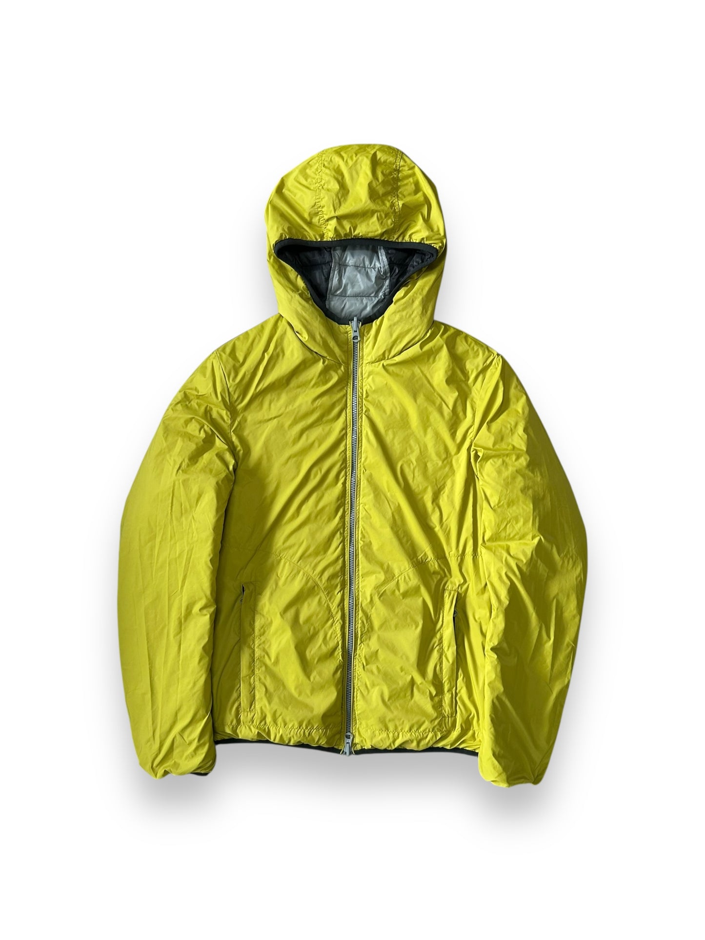 Vintage Armani Jeans Monogram Logo Puffer Jacket S