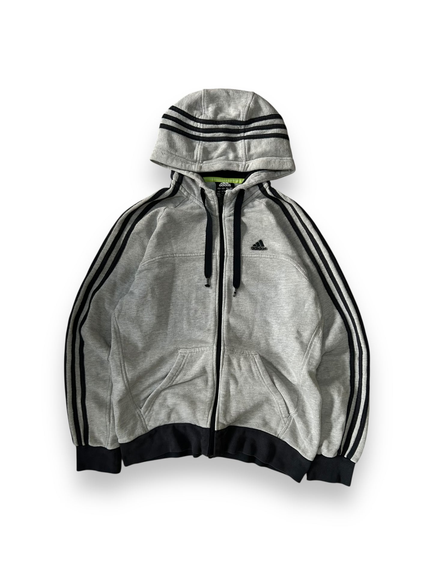 Adidas Performance Essentials Zip Up Hoodie Grey Size S
