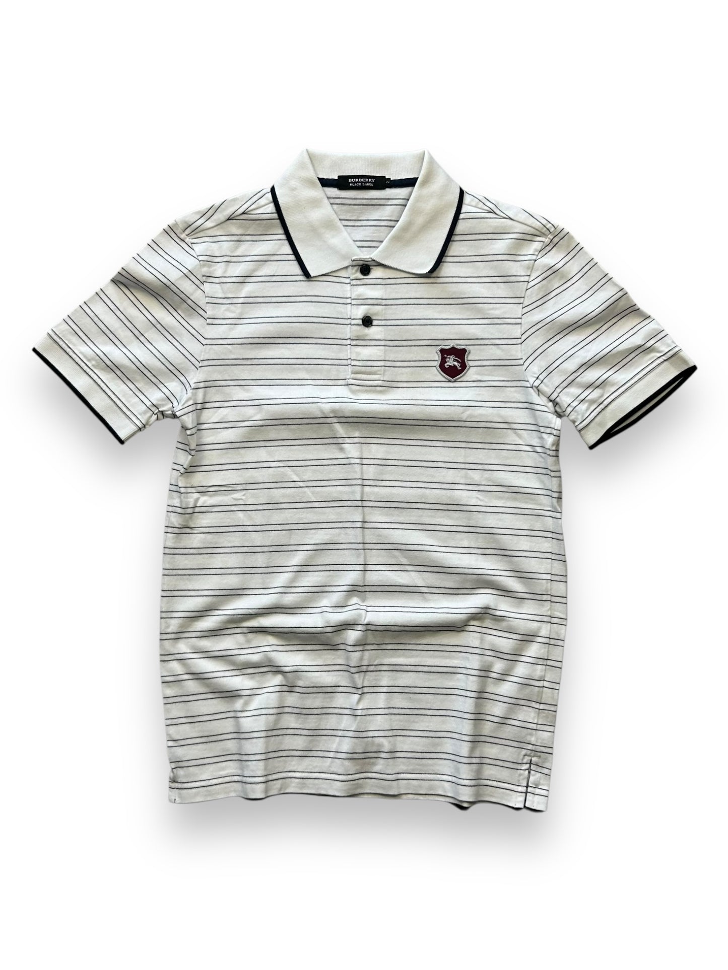 Burberry Black Label Striped Polo Shirt S
