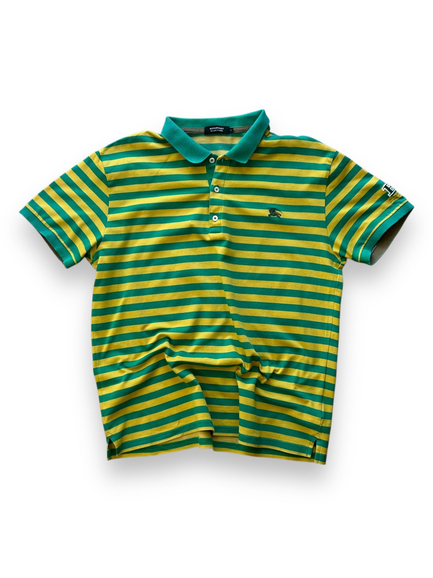 Burberry Black Label Striped Polo Shirt M
