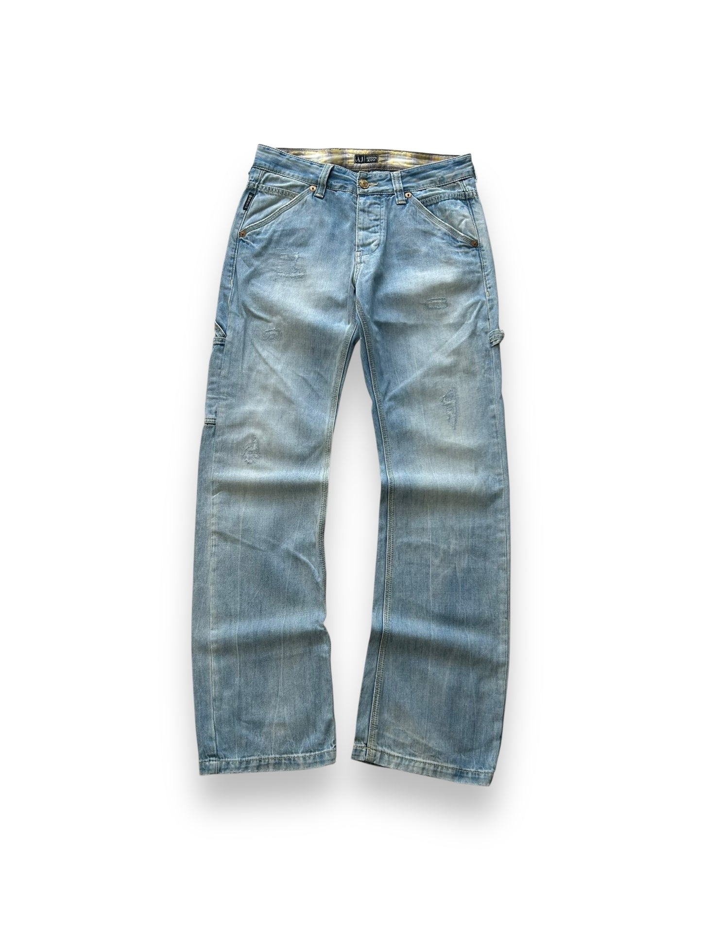 Vintage Armani Jeans Bootcut Carpenter Jeans W30 L32