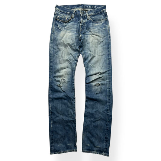 Hysteric Glamour Slim Skinny Studded Selvage Denim Jeans W28 L32