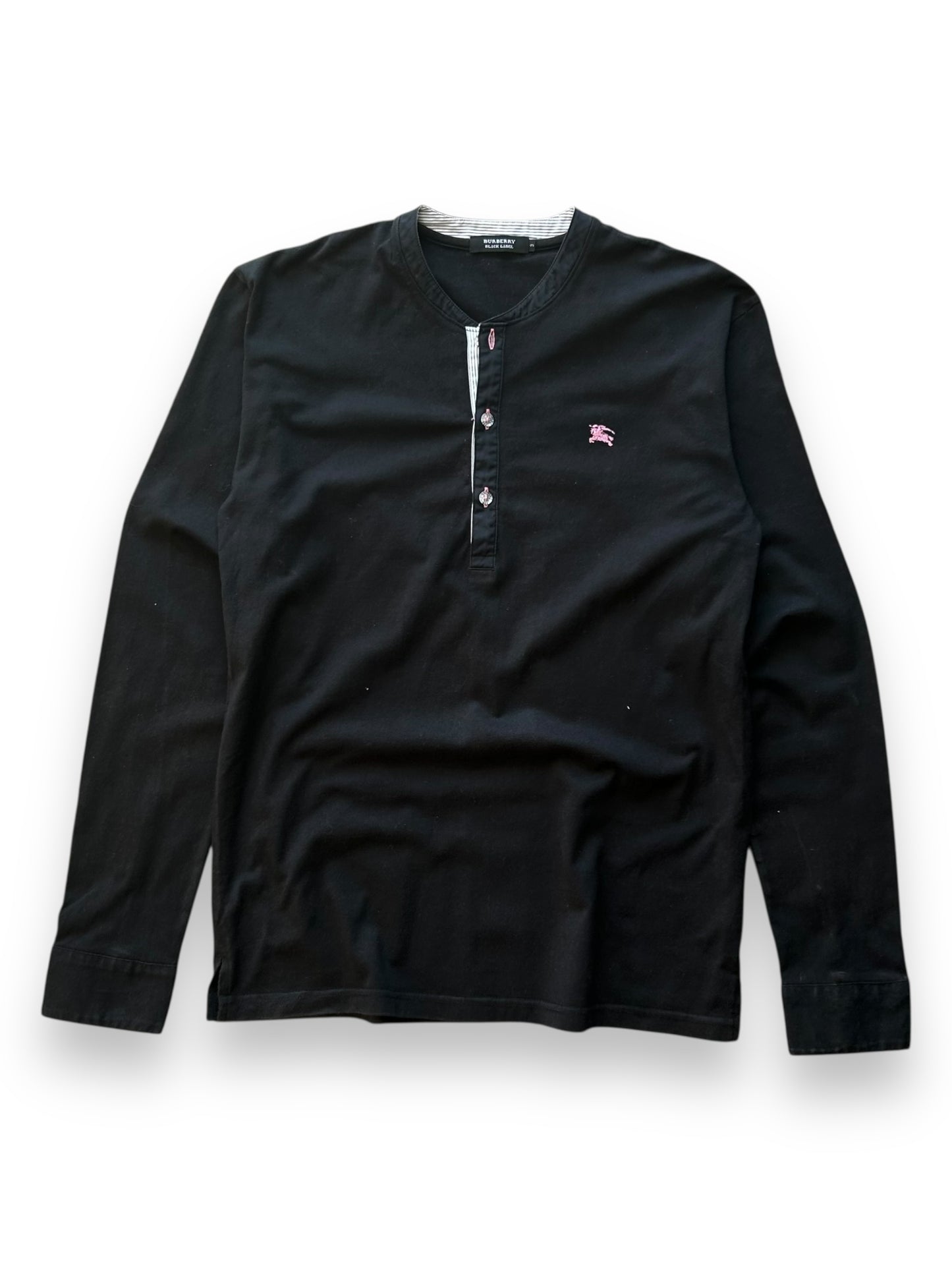 Burberry Black Label Cotton Henley T Shirt M