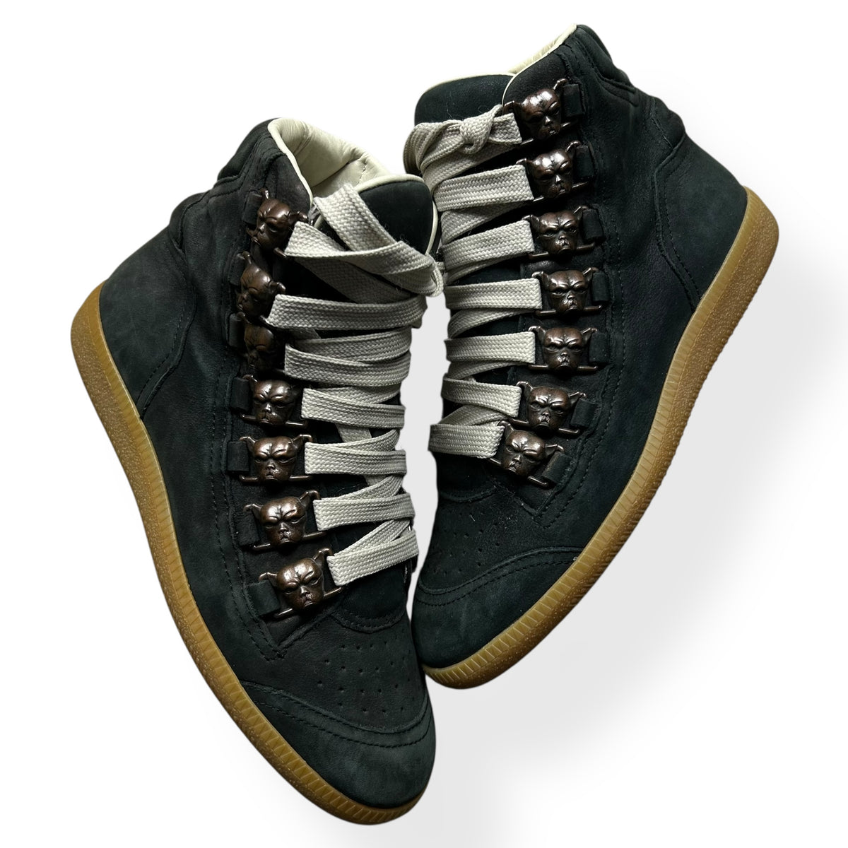 Maison Margiela Bulldog Chain Link High Top Trainers UK 6 Eu 39