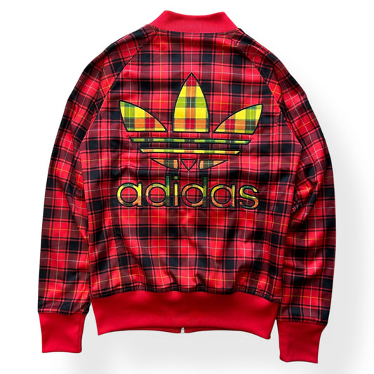 Adidas x Jeremy Scott Plaid Ruffle Track Jacket S