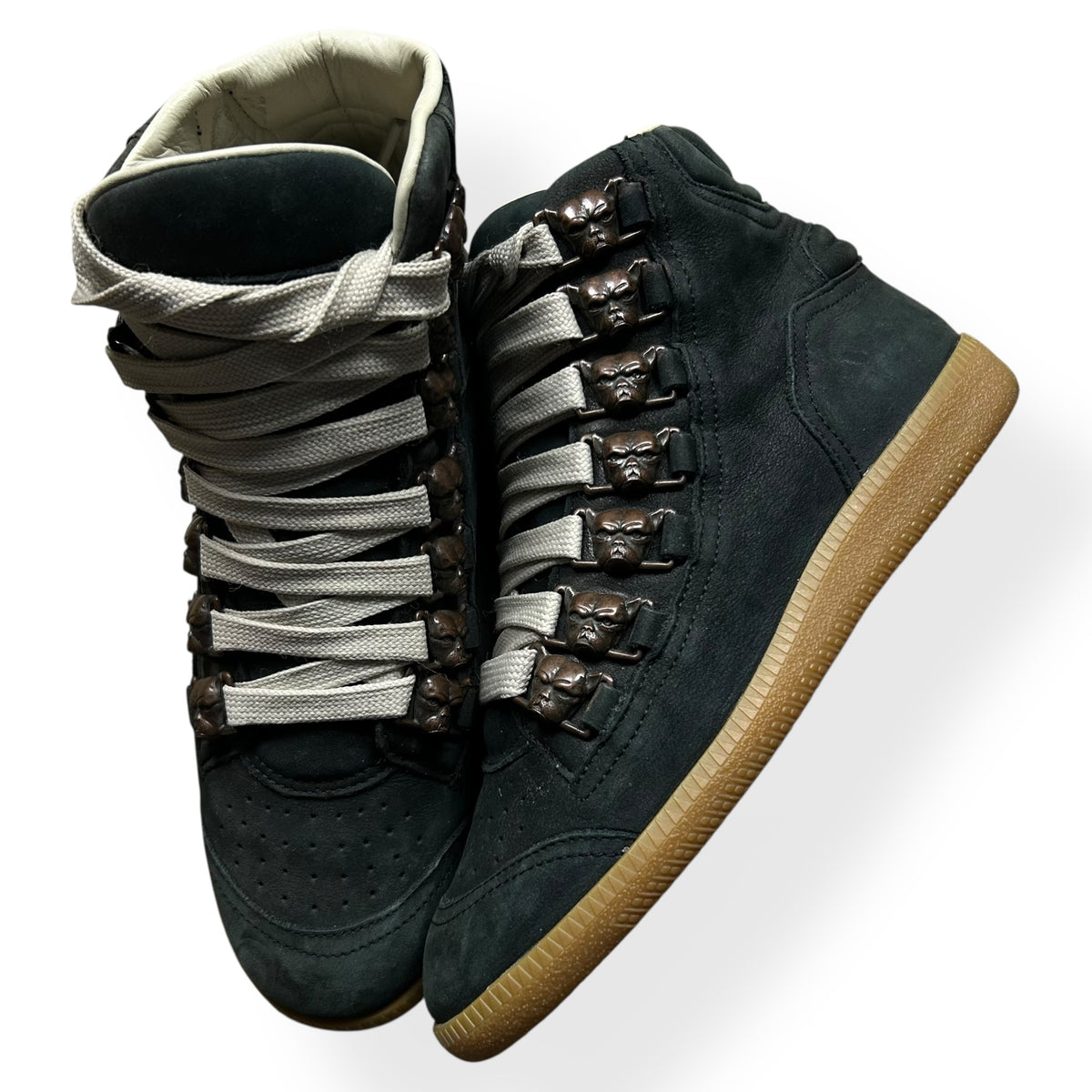 Maison Margiela Bulldog Chain Link High Top Trainers UK 6 Eu 39