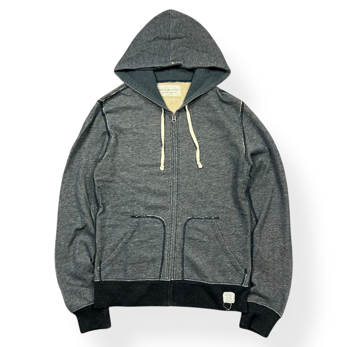 Ralph Lauren Denim and Supply USA Zip Up Hoodie XS