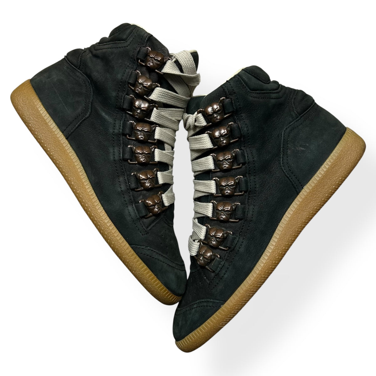 Maison Margiela Bulldog Chain Link High Top Trainers UK 6 Eu 39