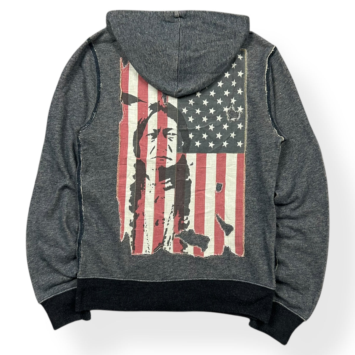 Ralph Lauren Denim and Supply USA Zip Up Hoodie XS