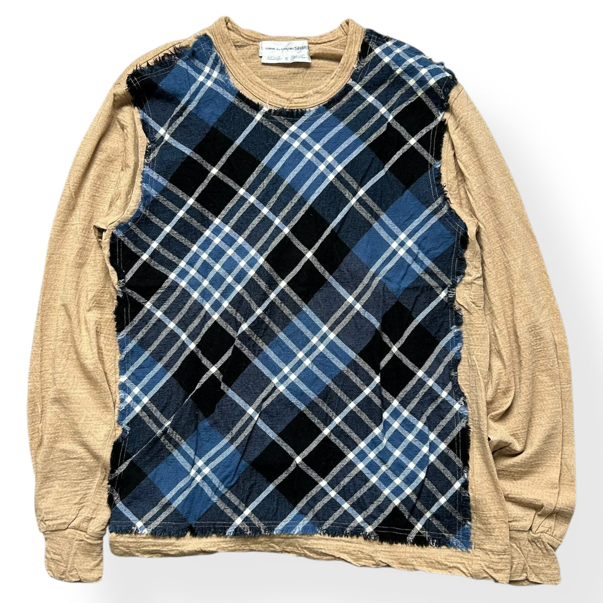 Vintage Comme Des Garcons SHIRT Tartan Knit Jumper M