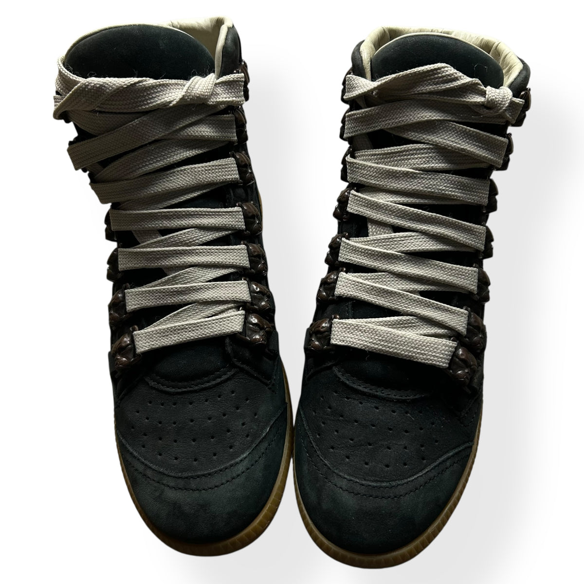 Maison Margiela Bulldog Chain Link High Top Trainers UK 6 Eu 39