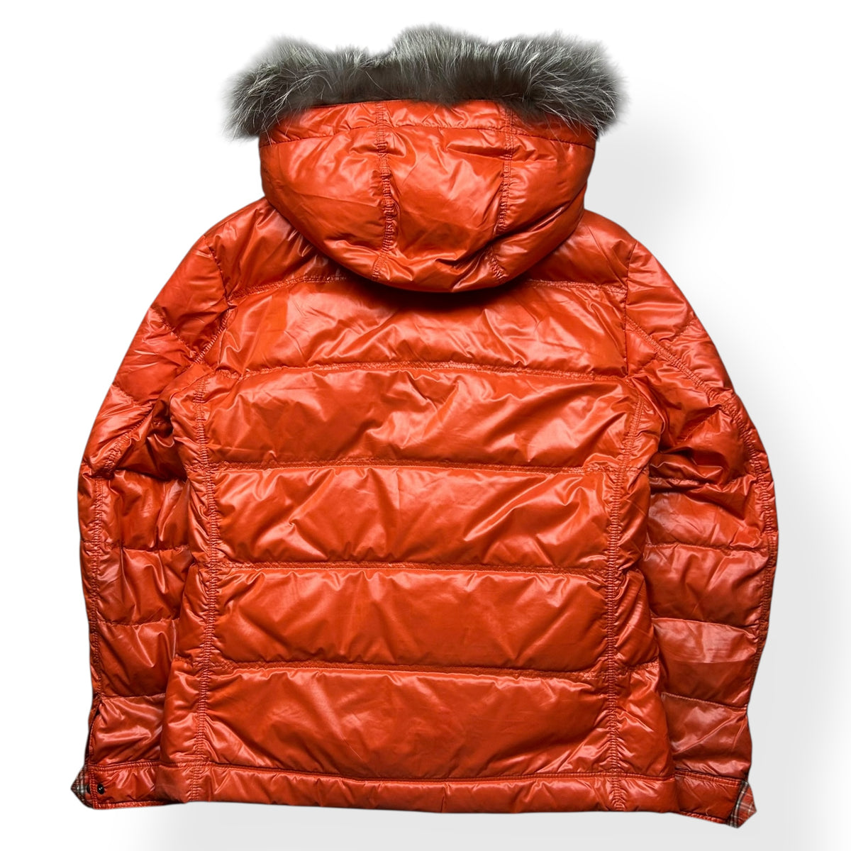 Burberry Black Label Fur Hood Puffer Jacket S
