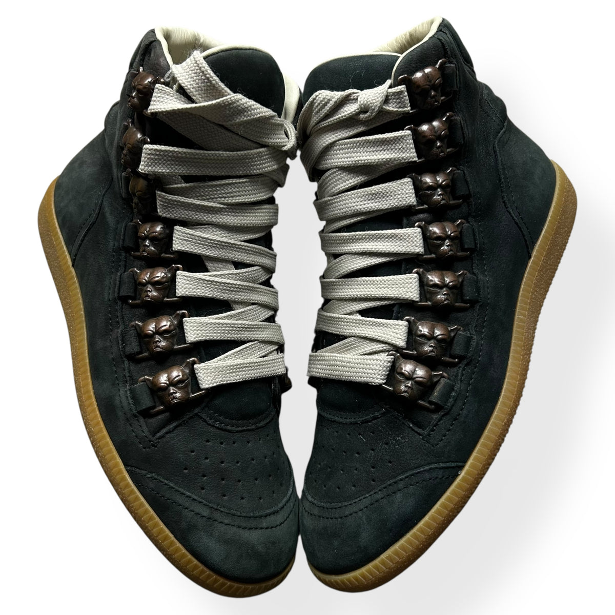 Maison Margiela Bulldog Chain Link High Top Trainers UK 6 Eu 39