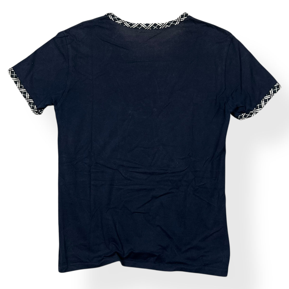 Burberry Black Label Nova Check Ringer T Shirt S