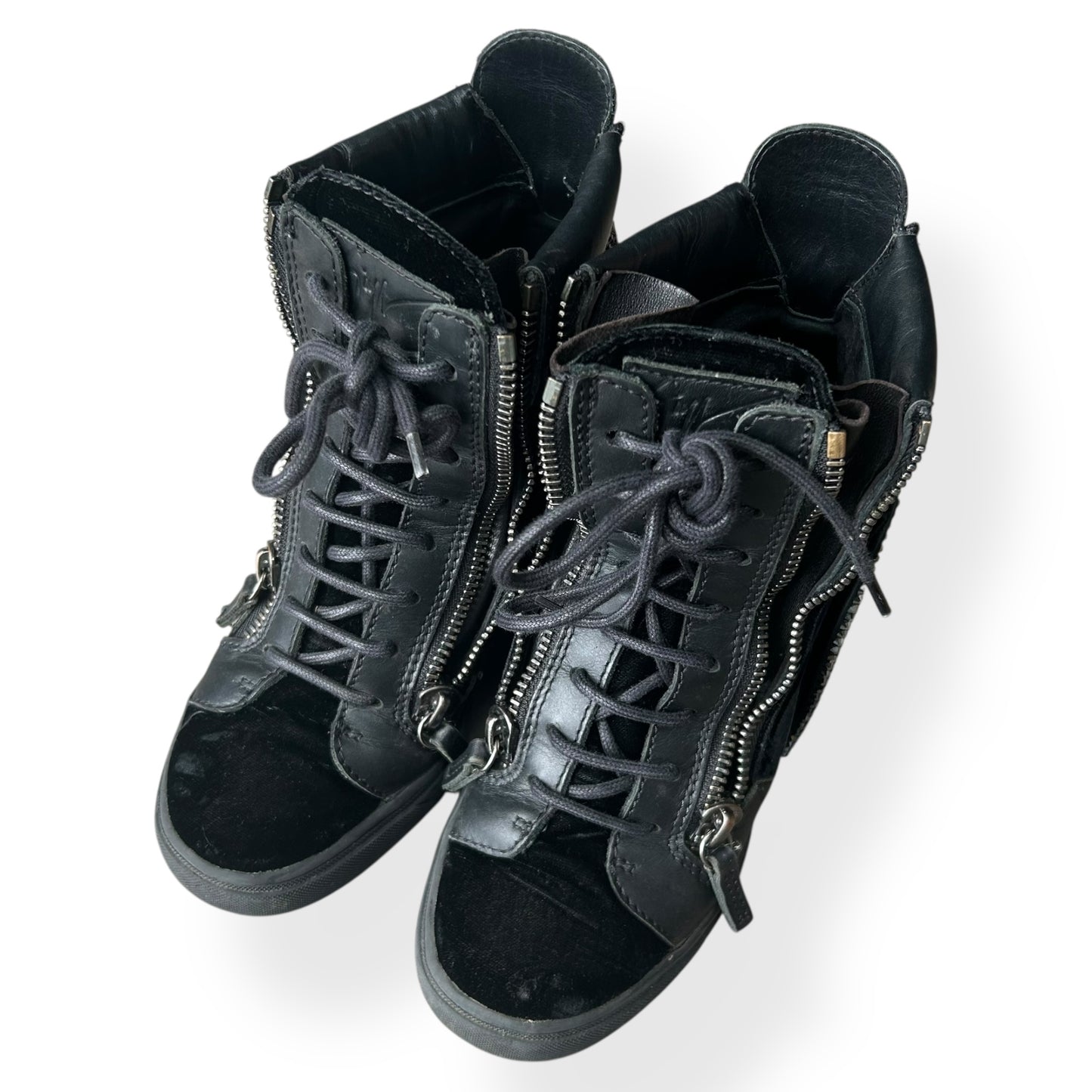 Giuseppe Zanotti Fringe Wedge Trainer UK 5