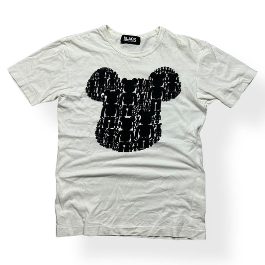 Comme Des Garcons Black Monogram Bearbrick Logo T-Shirt M