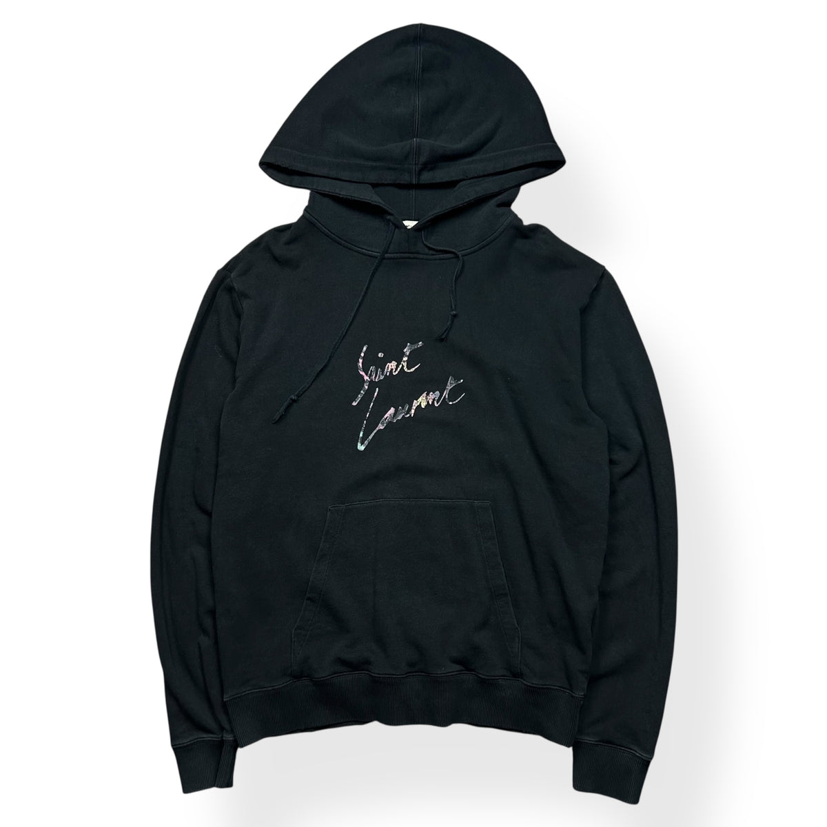 Saint Laurent Paris Logo Hoodie L