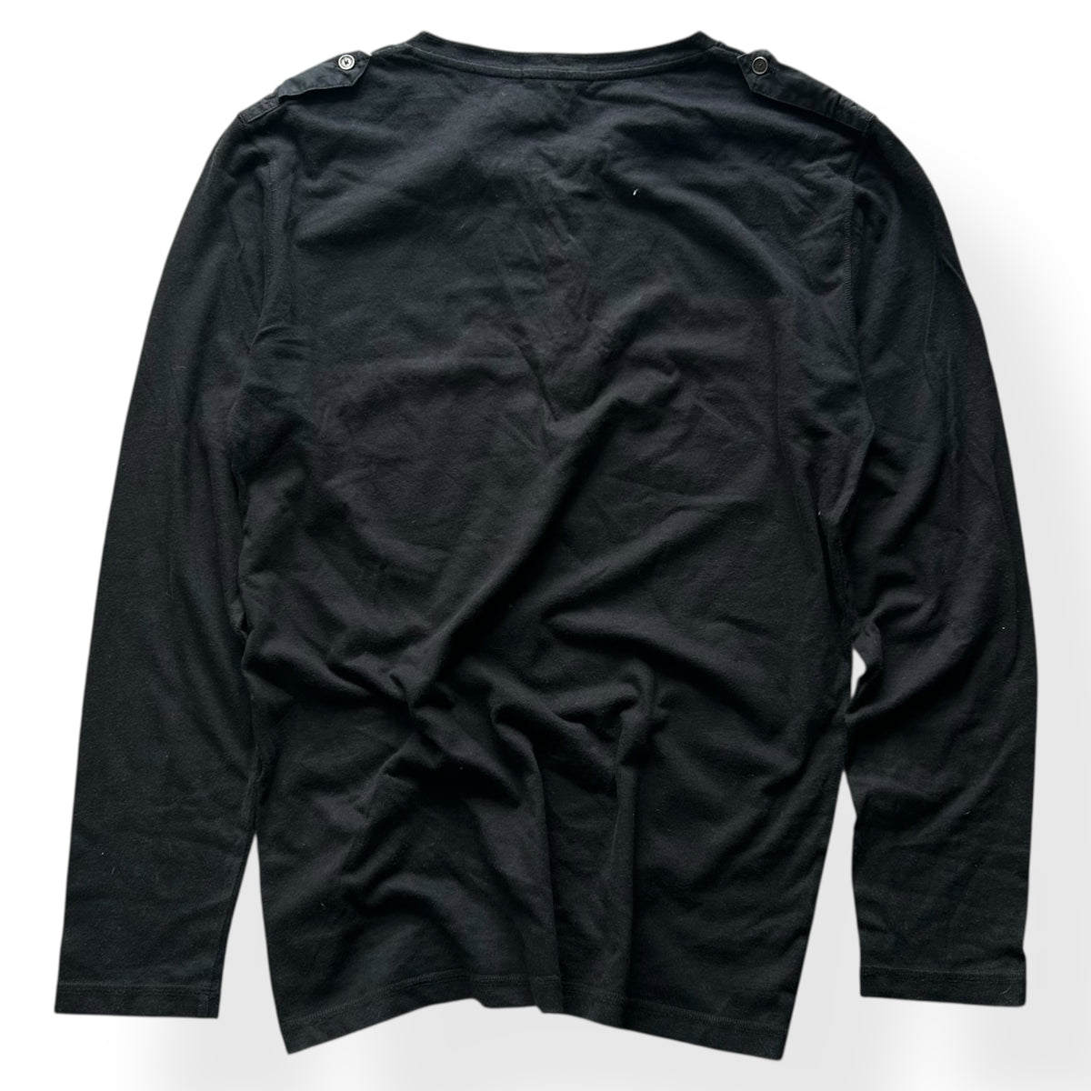Burberry Black Label Nova Check Henley T Shirt M