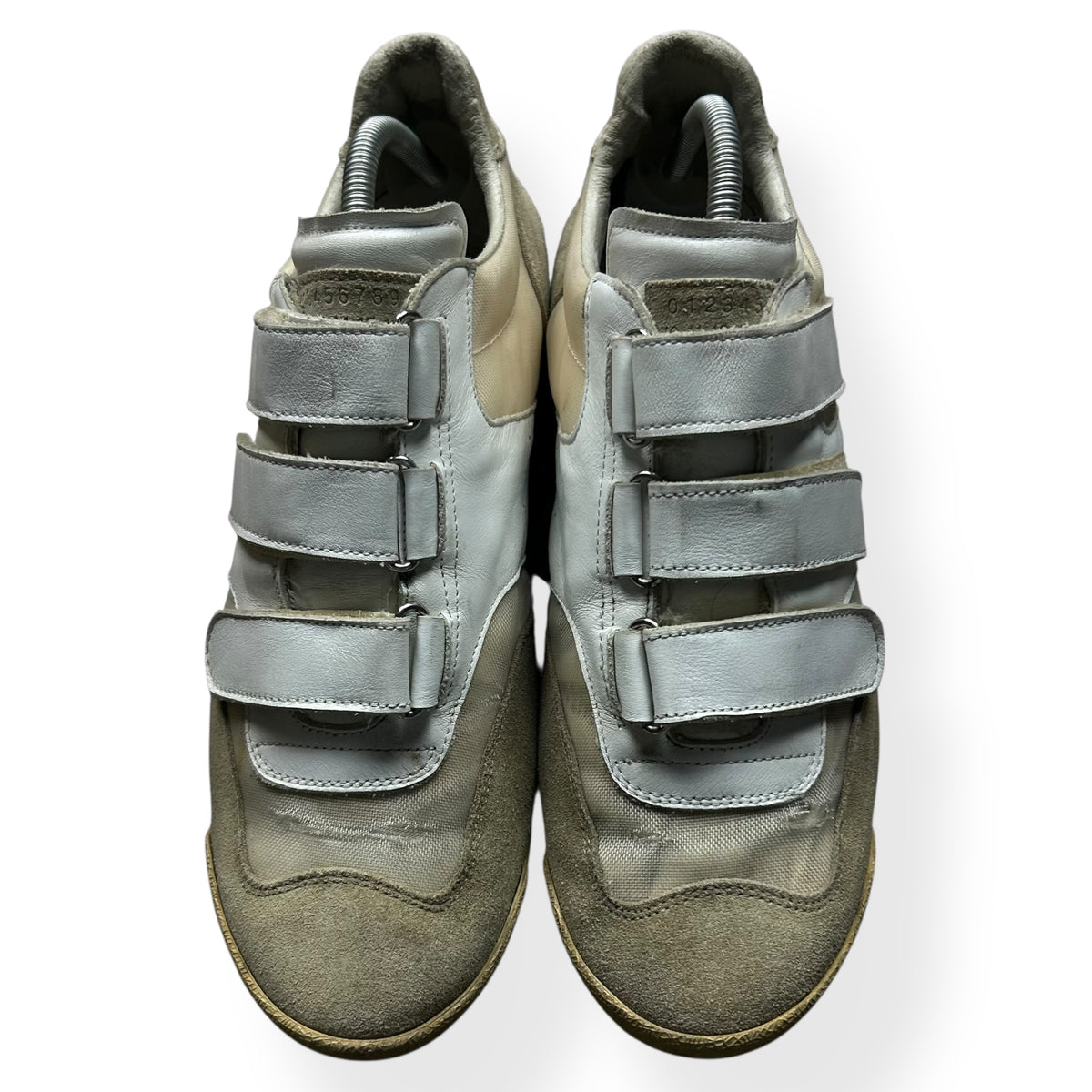 Maison Margiela Triple Strap Velcro Low Top Trainers UK 10