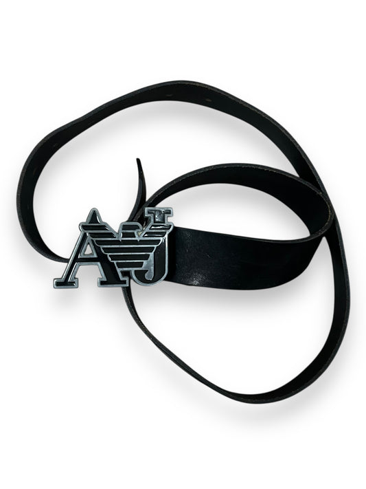 Vintage Armani Jeans Belt Black