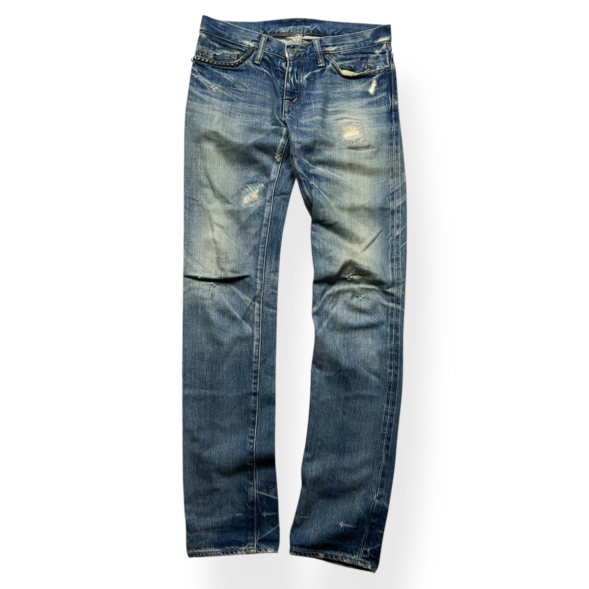 Hysteric Glamour Slim Skinny Studded Selvage Denim Jeans W30 L35