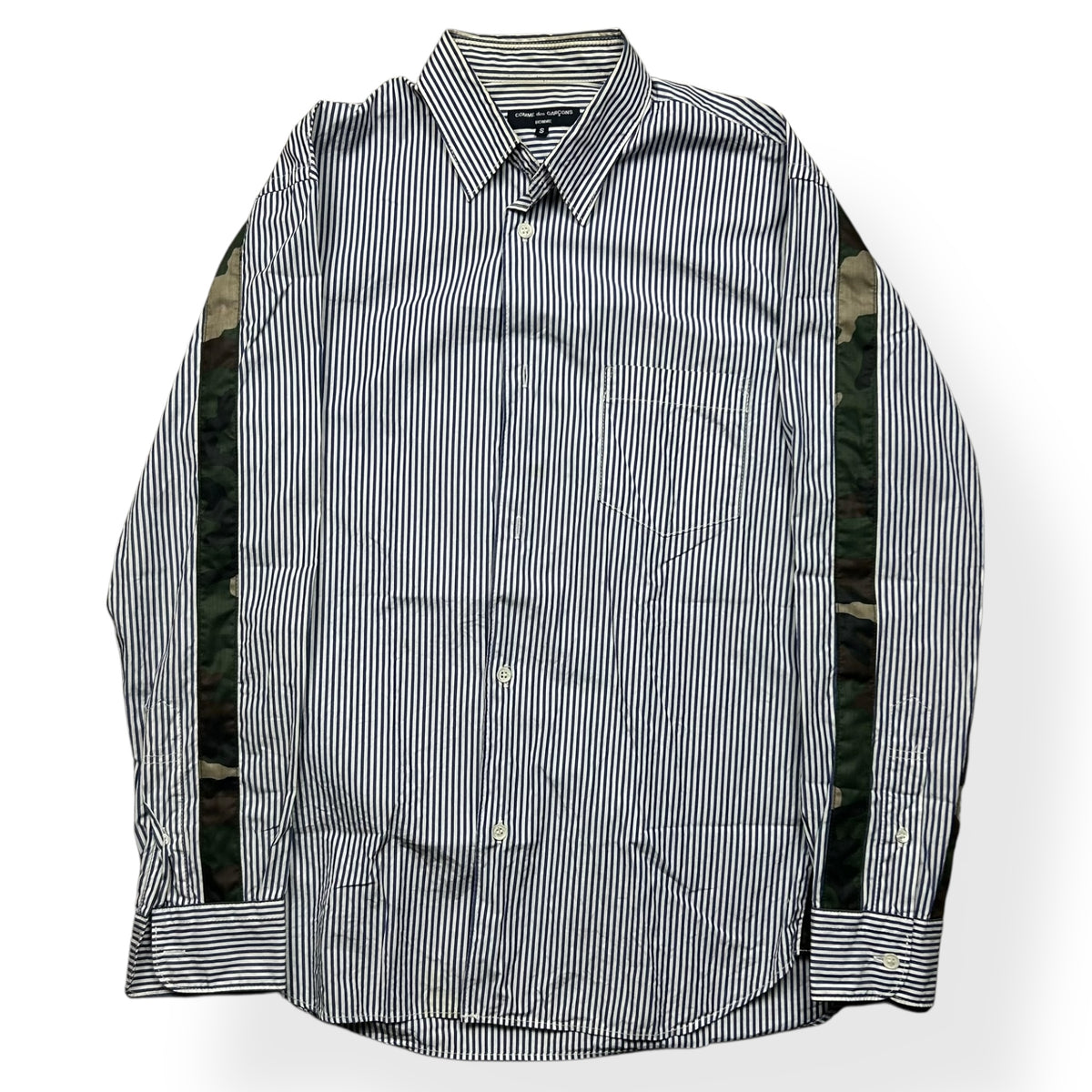 Comme des Garcons Homme Striped Long Sleeve Shirt S