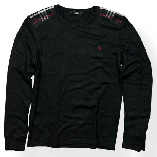 Burberry Black Label Nova Check Thin Knit Jumper S