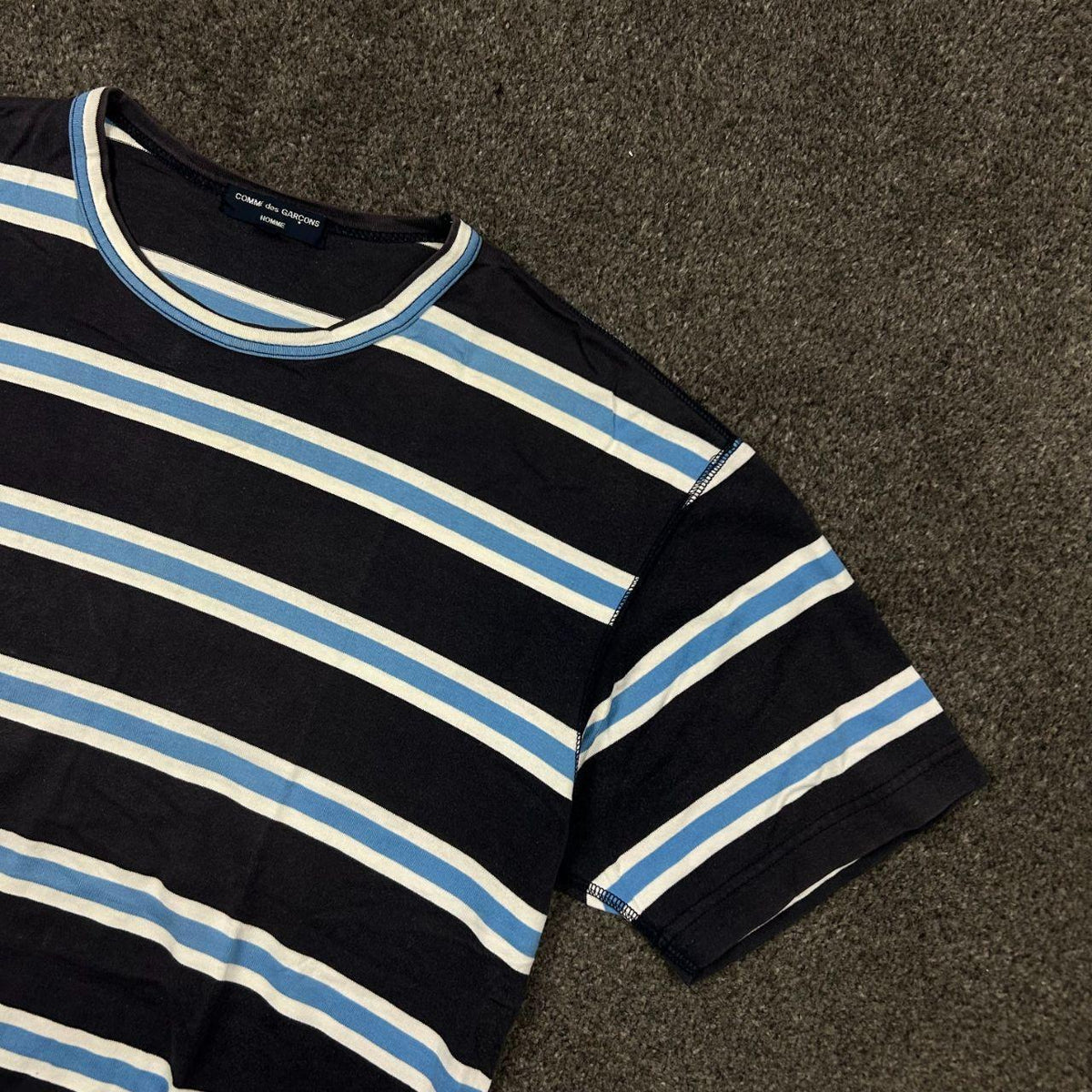 Comme Des Garcons Homme Striped T-Shirt S