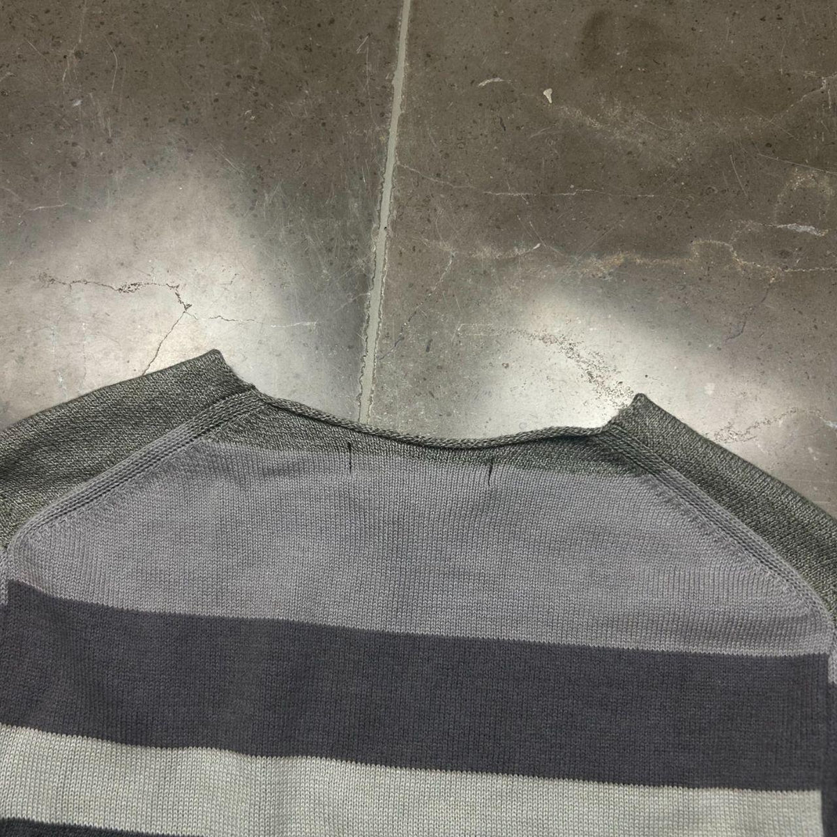 Vintage Comme Des Garcons SHIRT Striped Knit Jumper S