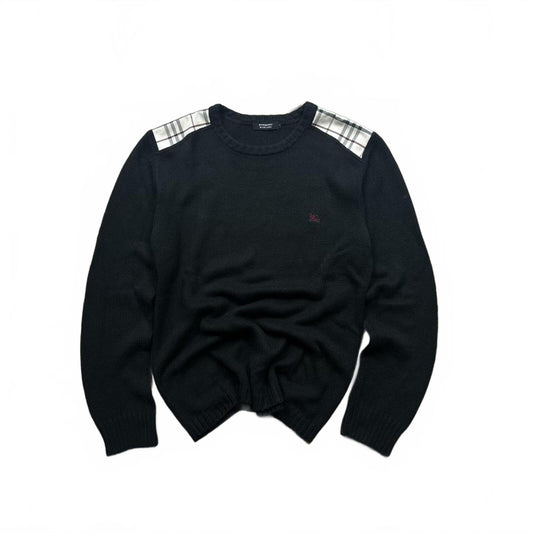 Burberry Black Label Nova Check Knit Jumper S