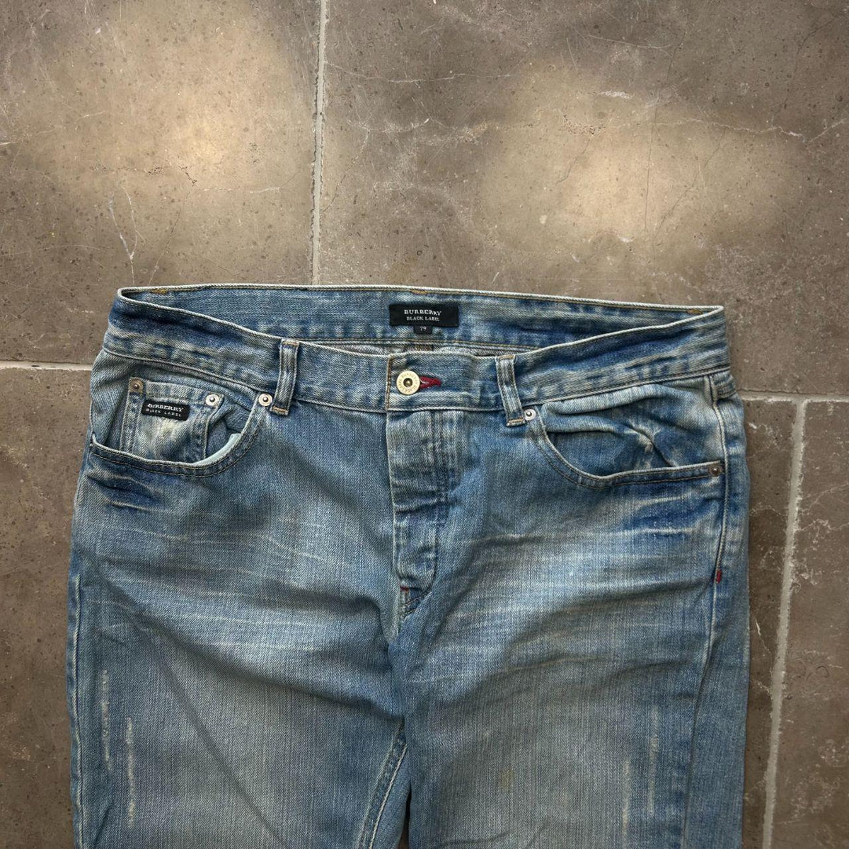 Vintage Burberry Black Label Relaxed Straight Jeans W32 L30