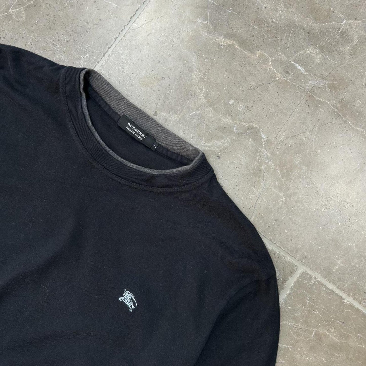 Burberry Black Label Layered Long Sleeve T Shirt S