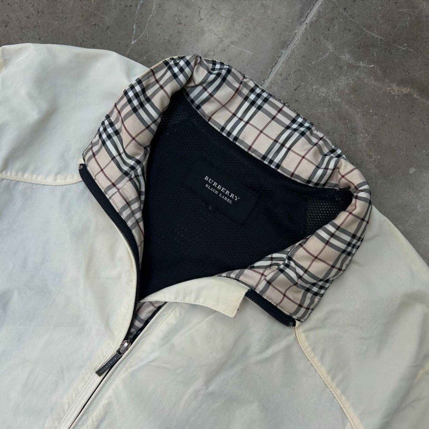 Burberry Black Label Lightweight Nylon Windbreaker Jacket M