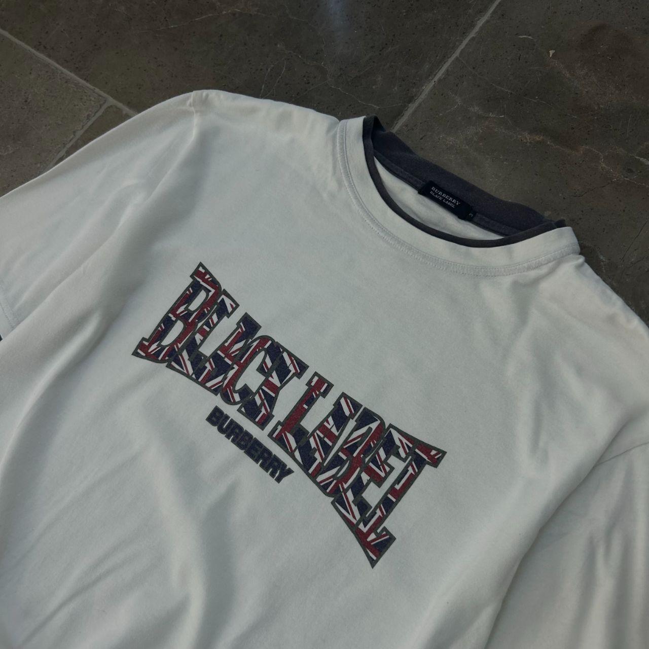 Burberry Black Label Union Jack Long Sleeve T Shirt M