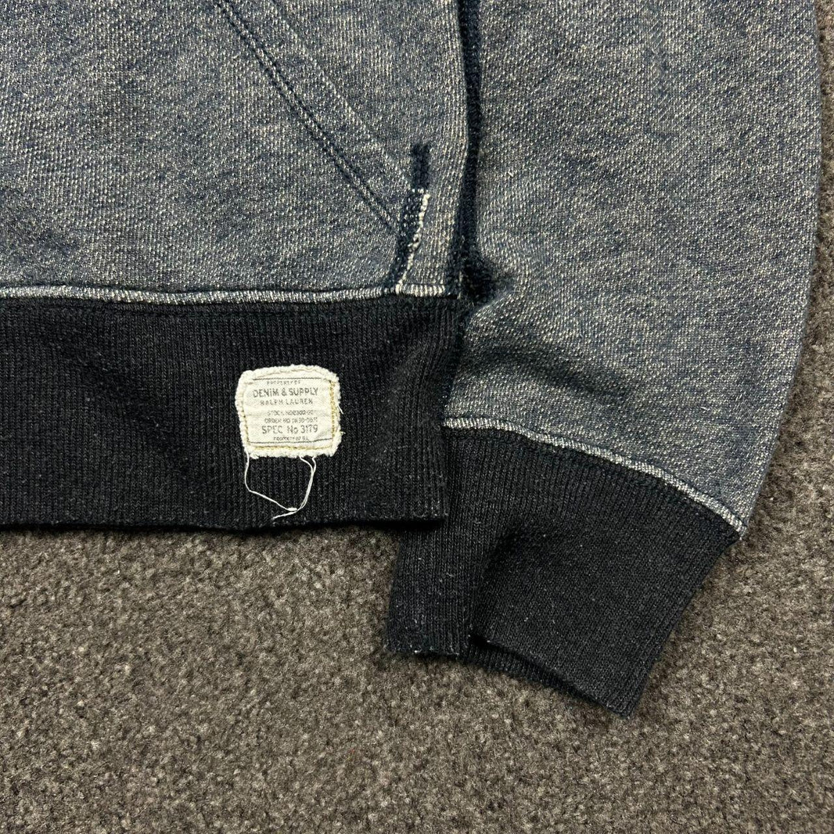 Ralph Lauren Denim and Supply USA Zip Up Hoodie XS