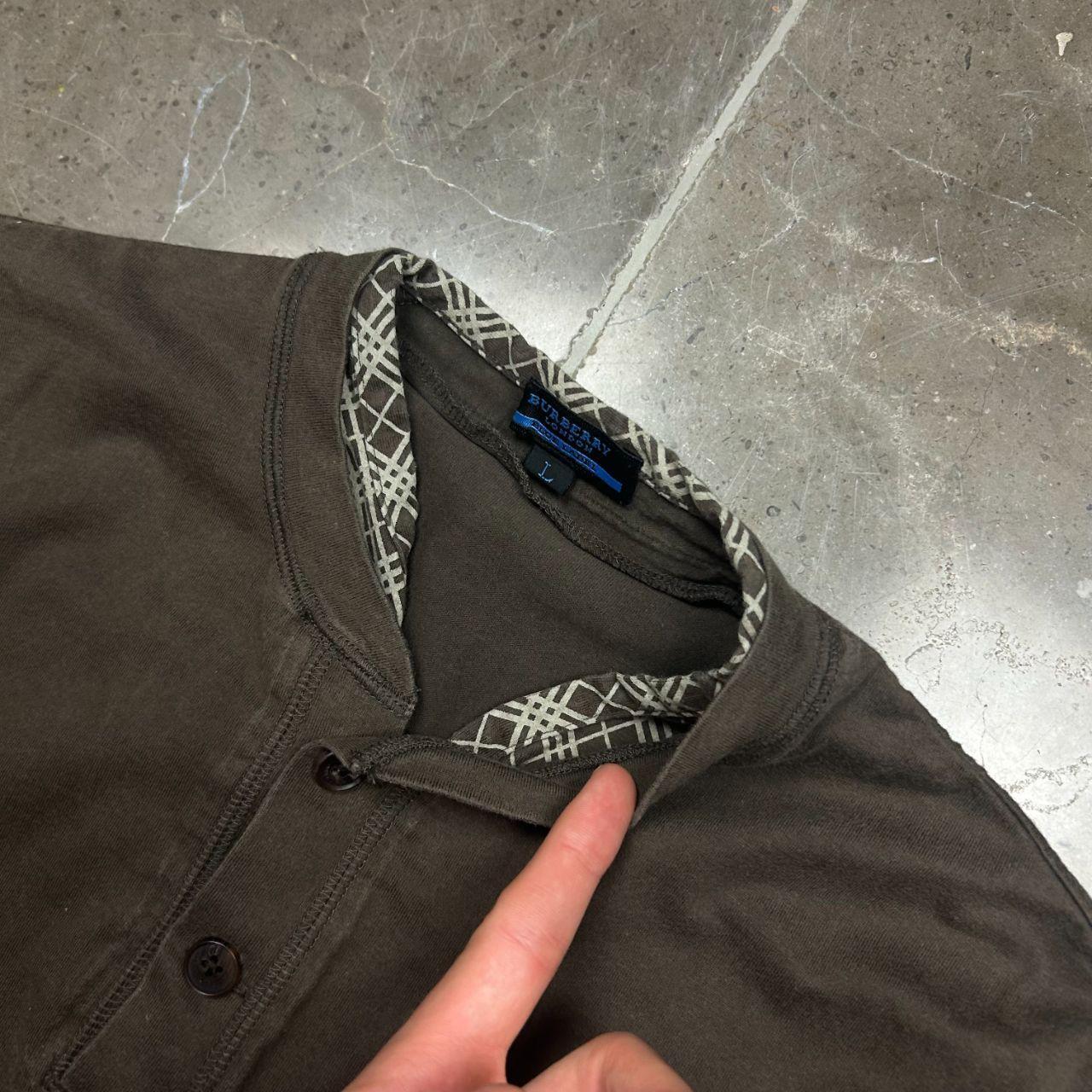 Burberry Blue Label Nova Check Henley T Shirt L